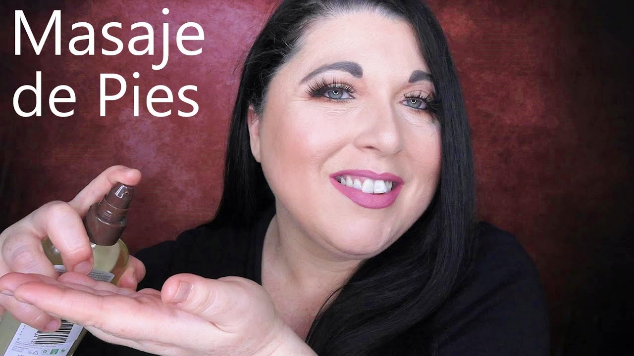 ASMR Spa Foot Massage | Masaje de Pies (Oil Sounds, Whispering) ASMR en Español