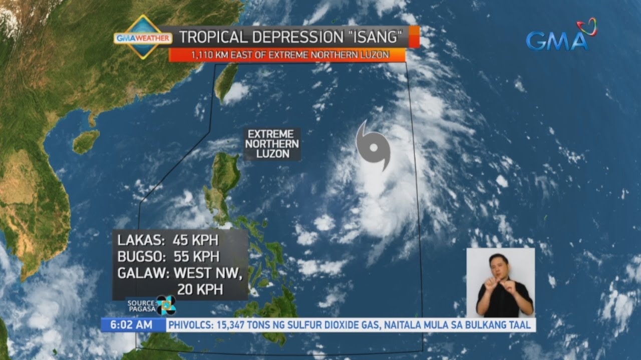 Bagyong Isang, mababa ang tsansang mag-landfall | UB