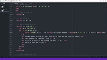 Mudey Formation | Cours 30 Bootstrap Application WEB Mobile, Experience et Formation