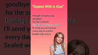 Sealed With A Kiss s