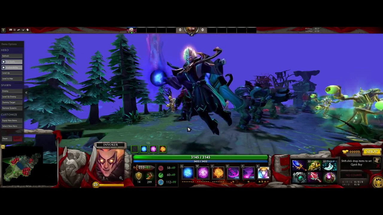 04  Dota 2 TI6 Invoker Ultra Rare Dark Artistry Spell Effects