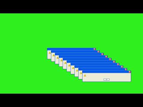 Repeated Windows error windows Green Screen