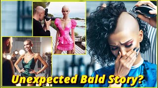 Haircut Stories  Head Shave buzz cut bald for Arab Model at the Barber Shop: Unexpected Bald Story?