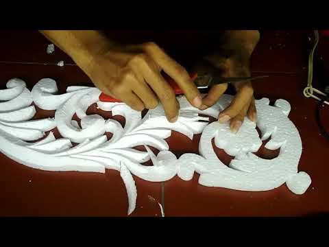 Cara mengukir styrofoam
