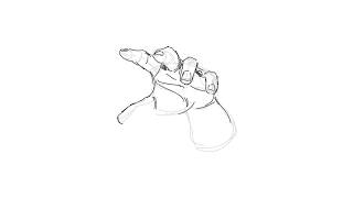 How to Draw a Hand - Step by Step for Beginners by ShadowDraw - ASMR