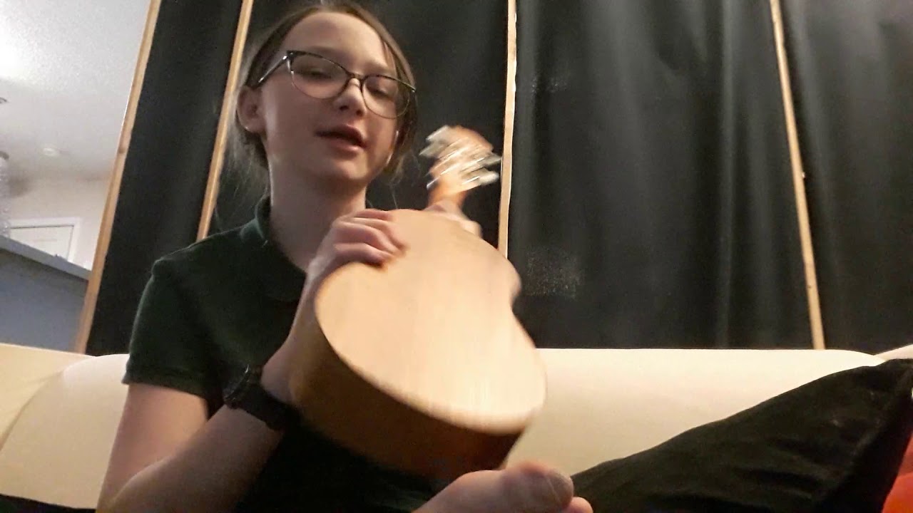 mounika - cut my hair (ukulele tutorial) - YouTube