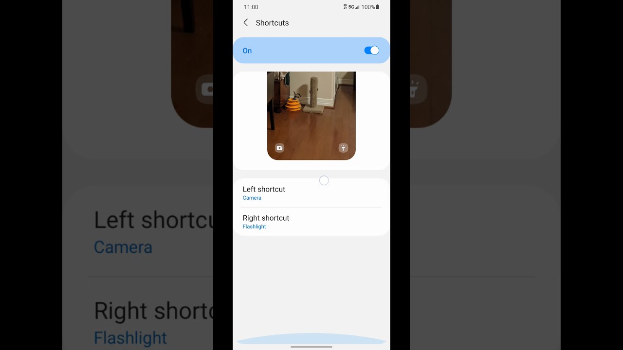 Samsung: Change lock screen shortcuts