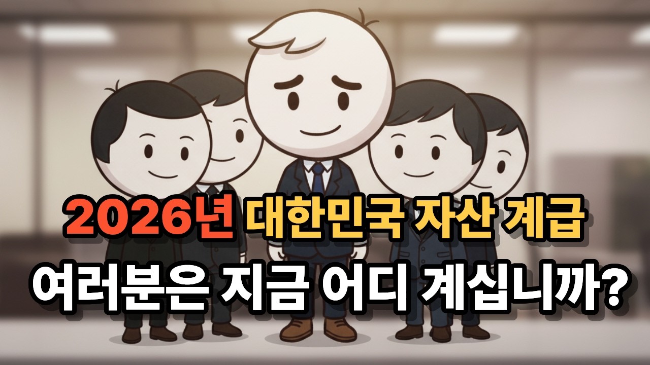 2026 최신판 대한민국 자산 계급도: 여러분은 지금 정확히 몇 층에 살고 있습니까?