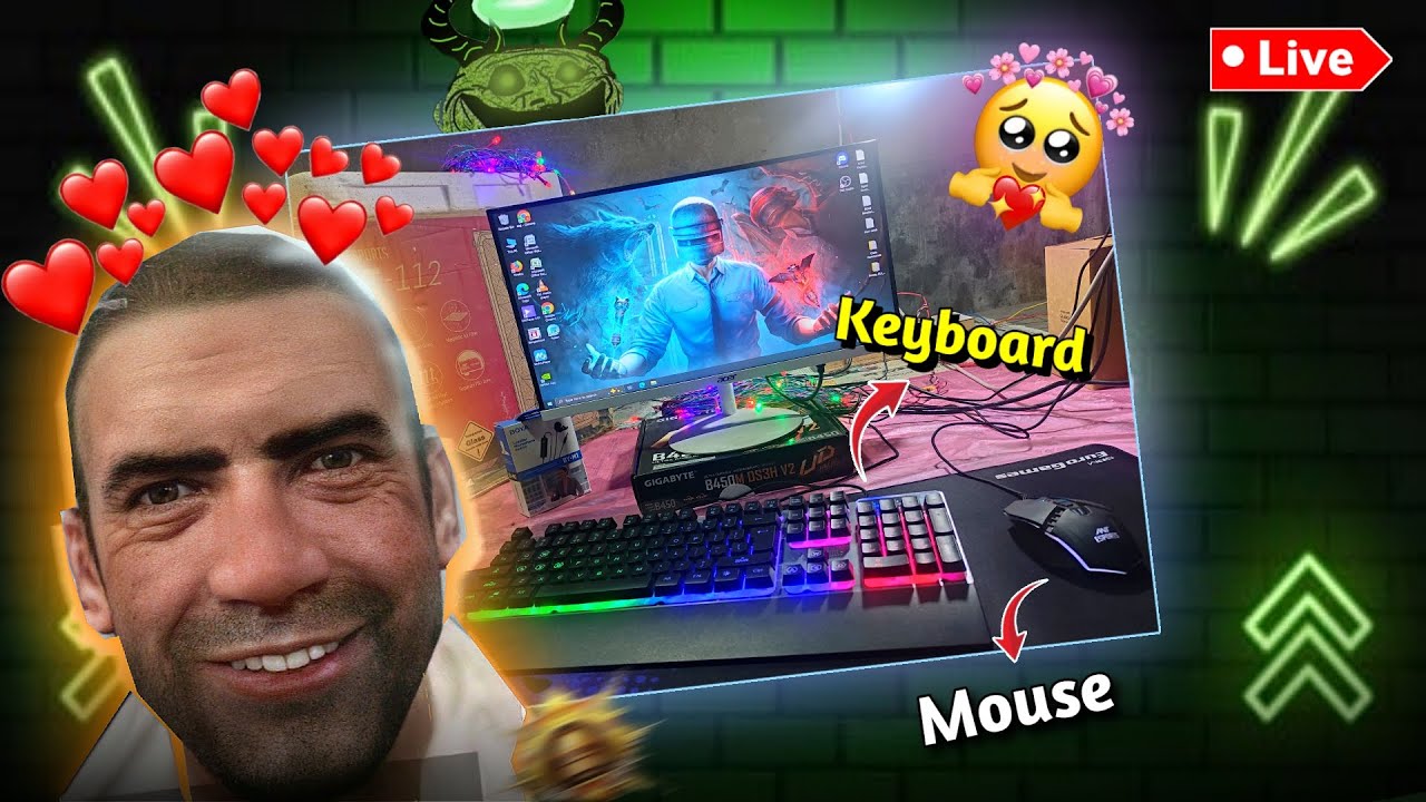 Snyder Gaming Live 🛑 Free Fire Handcam PC Gameplay 🖥️🔥 