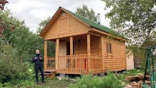 Баня из бруса 4х6. ЛО, Гатчинский р-н, сад. массив Кобрино