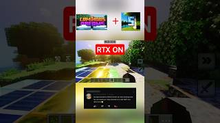 Shader ❌ RTX✅ || mcpe deadly duo|| #mcpe #rtx #viral #gaming #shorts @MeSuhel-01