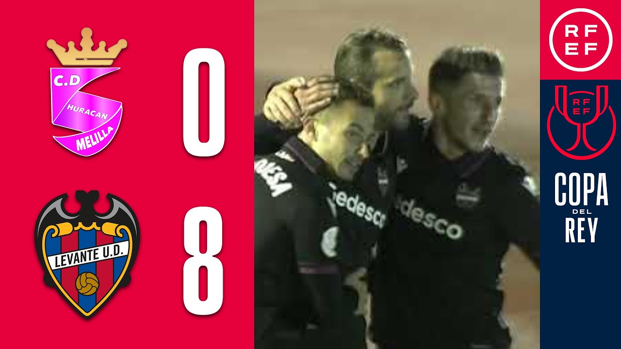 RESUMEN | CD Huracán Melilla 0-8 Levante UD | Copa de S.M. El Rey | Primera eliminatoria