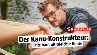 Kajaks mit Klasse: Fritz Siepen baut in Wuppertal ultraleichte Boote | BAUHAUS by BAUHAUS 518 views 2 months ago 1 minute, 41 seconds