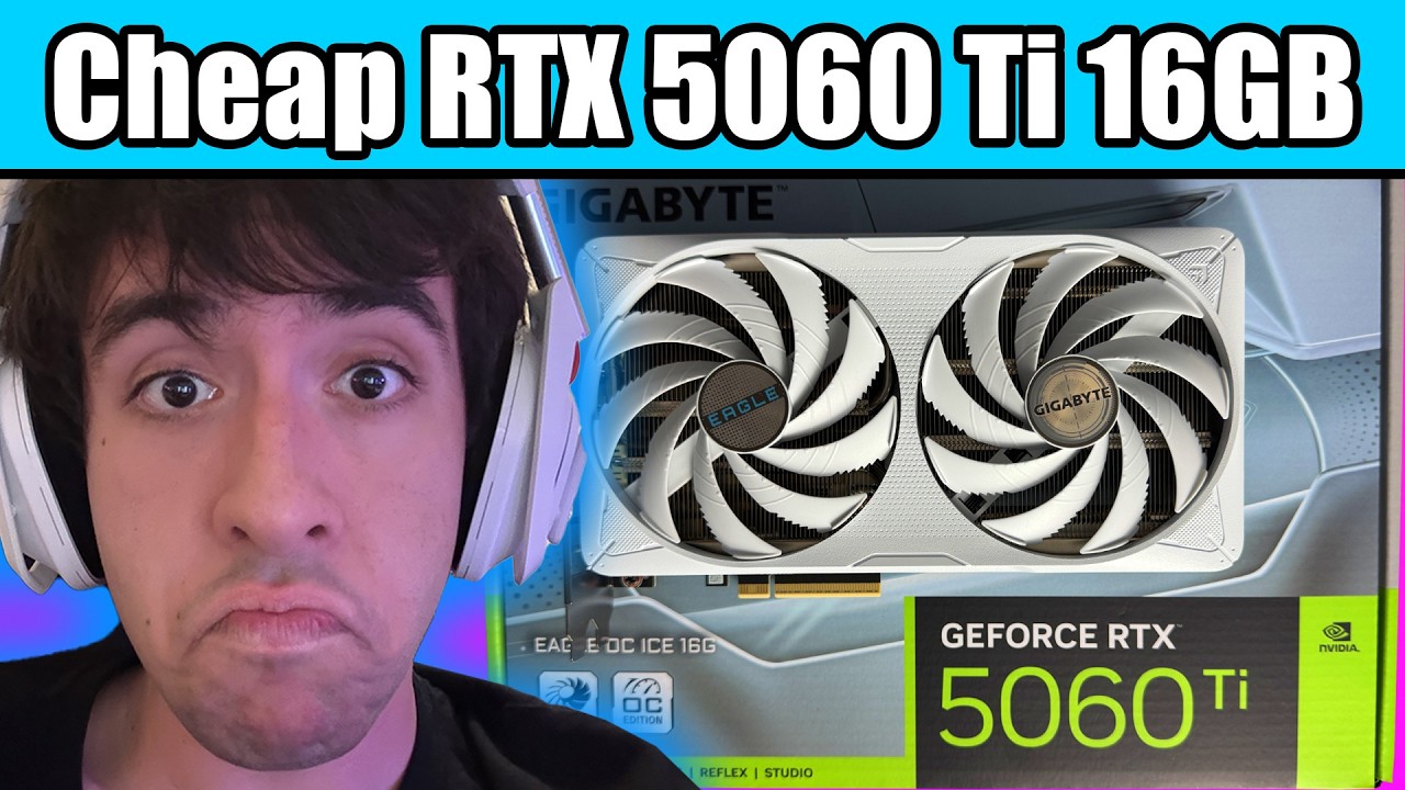 Finally a RTX 5060 Ti Priced Well - Gigabyte RTX 5060 Ti Eagle OC