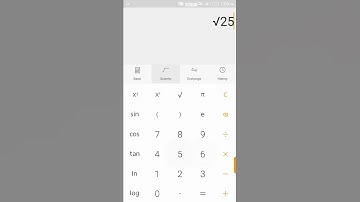 How to find square root in phone calculator