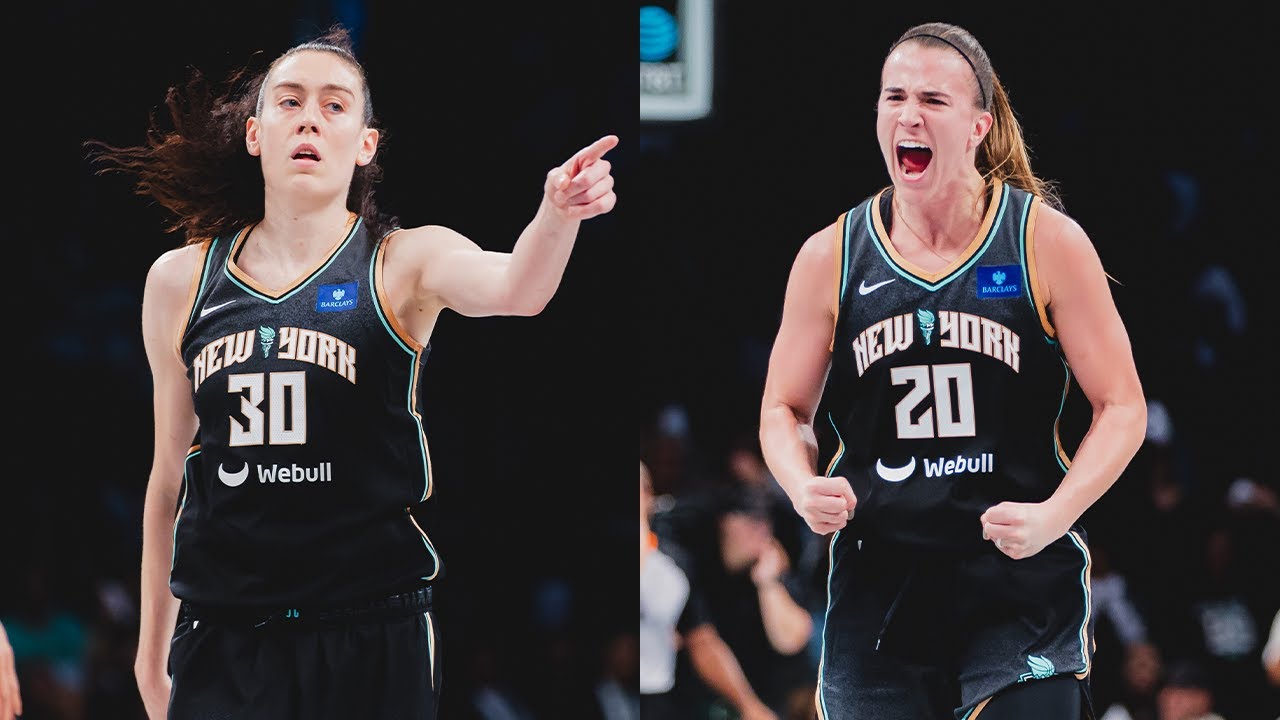 HIGHLIGHTS: Breanna Stewart & Sabrina Ionescu Combine for 55 Points in Game  1 Win vs. Aces — Видео от WNBA | Women's National Basketball Association |  ВКонтакте