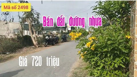 Bán đất đường nhựa (6x59m) giá 720 triệu sổ hồng riêng, ở Tiền Giang - MS 2498