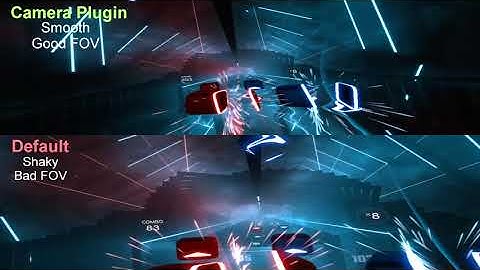 Beat Saber View Comparision (Default vs CameraPlus) Smooth and Better FOV