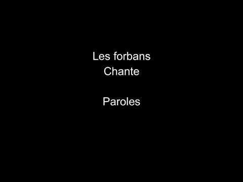 Les forbans-Chante-paroles