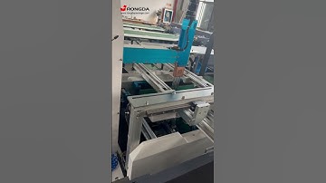 semi-auto rigid box line: gluing machine with box wrappers