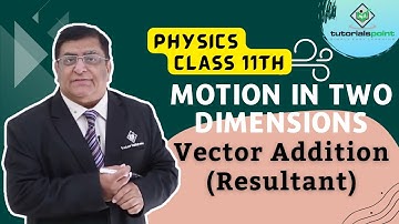 Class 11th – Vector Addition - Resultant | Motion in Two Dimensions | Tutorials Point