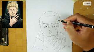 How to Draw Kinji Hakari | Easy Step by Step | Jujutsu Kaisen Drawing Tutorial