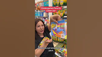 Kindergarten Parents Tips for Back to school Part 1 thumbnail