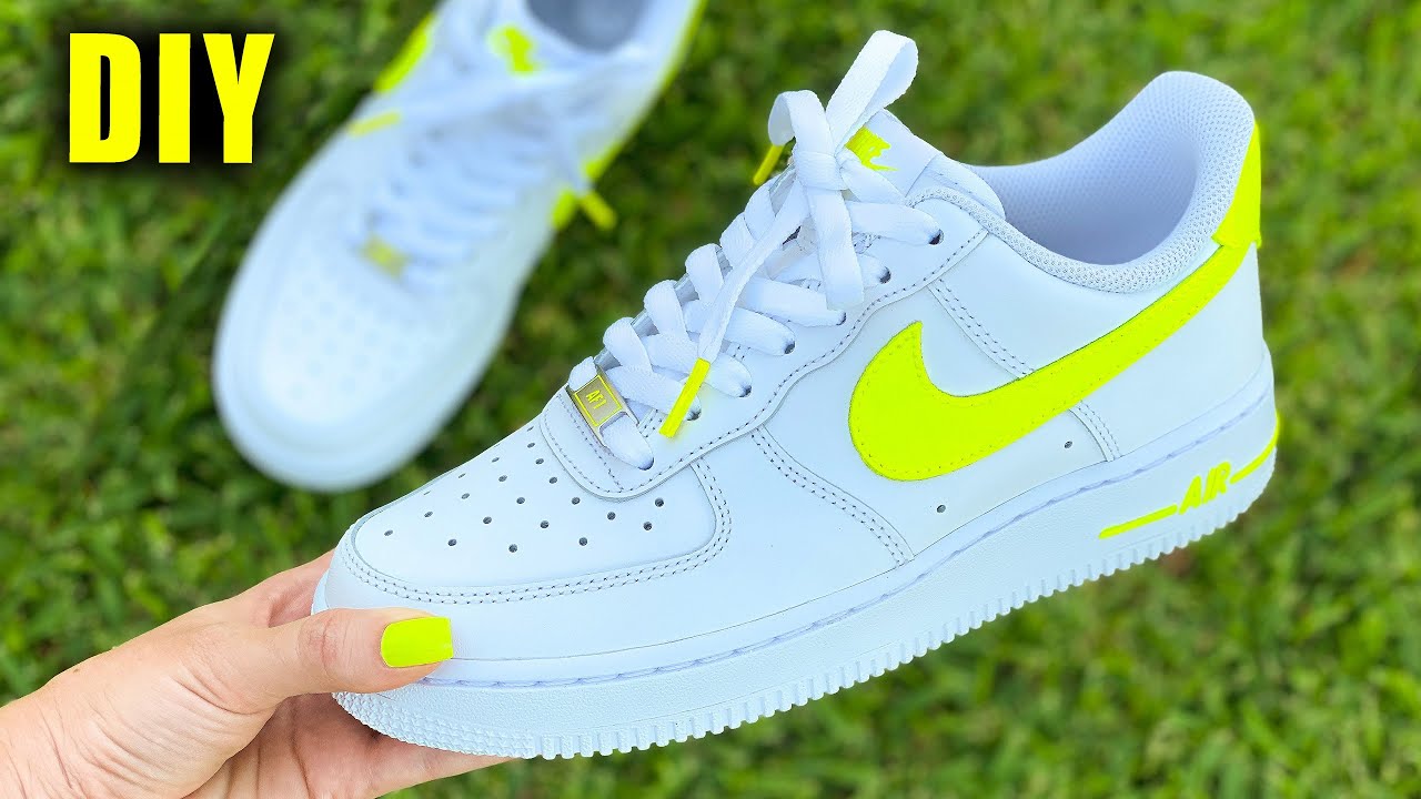 Custom Air Force 1 Neon Green