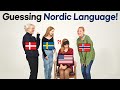 Can american identify nordic languages danish swedish norwegian  guess the nationality