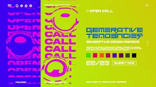 Generative Tendencies : Generative Design Awards by Creativ Medium