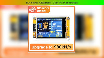 NMMiner NerdMiner CYD Hashrate 980KH/s Lucky Miner ESP32-2432S028 2.8 inch Cheap Yello Display Cryp