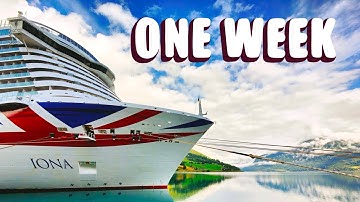 ONE WEEK IN THE NORWEGIAN FJORDS 🚢✨P&O IONA CRUISE