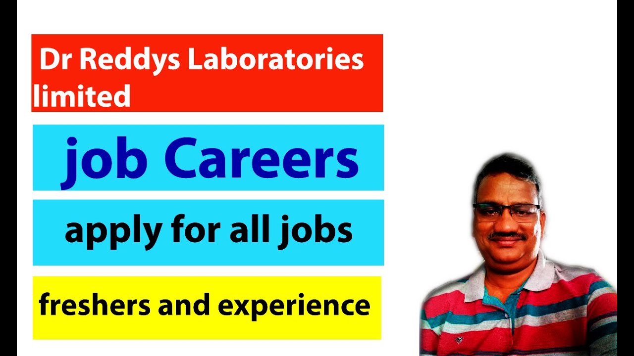 Dr.reddy's career jobs for all openings freshers and experience