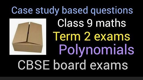 Case based question | Polynomials | Class 9 maths | Factor Theorem | Term II Exams CBSE board