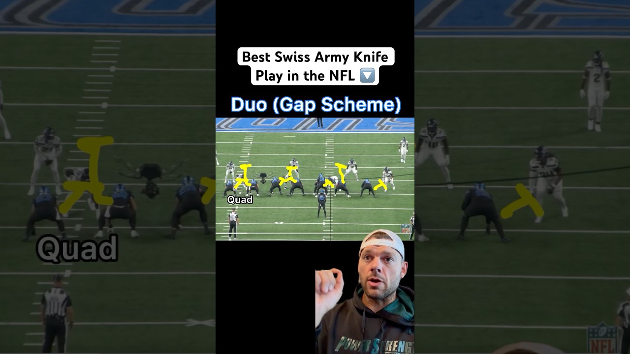 Лучший универсальный вариант розыгрыша мяча в НФЛ! | Разбор игры вдвоем