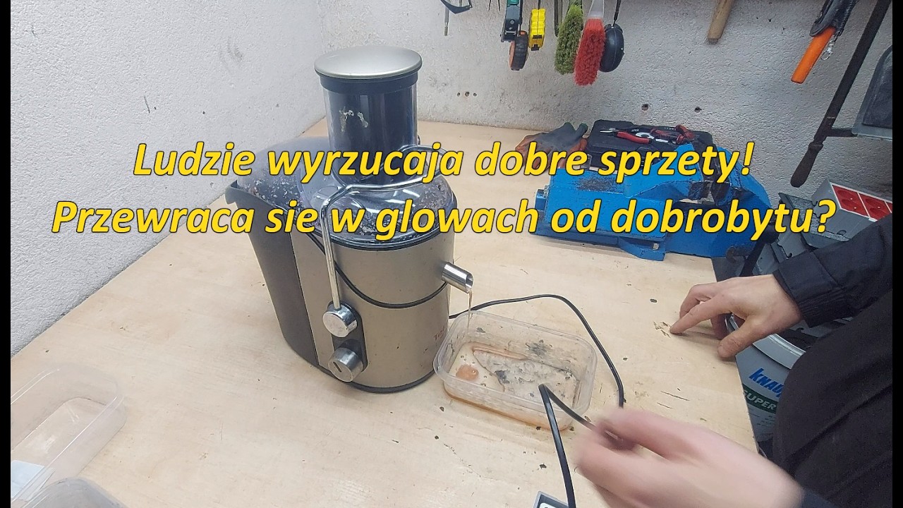 Sokowirówka i ekspres z elektrośmieci. Dlaczego ludzie wyrzucają sprawne sprzęty?