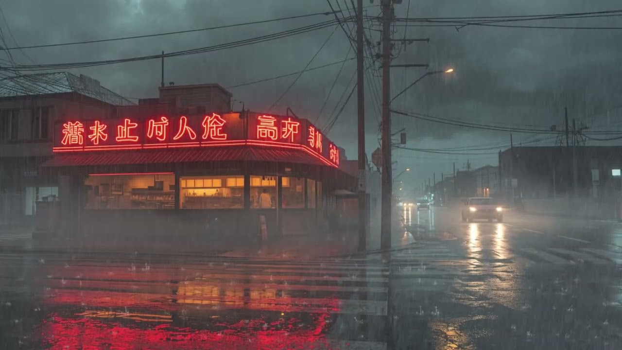 Rainy Night Lofi Playlist for Overthinking, Relaxing and Calm Mood