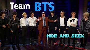 Team BTS Playing Hide And Seek