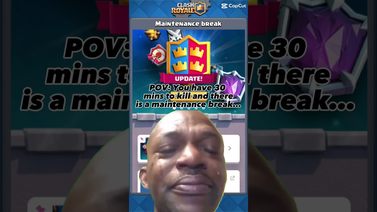 POV : When there is a maintenance break… 