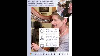🪉 Presenting Grammy Award Winning Harpist Anne Roos, Specializing in Celtic Harp Music 🪉
