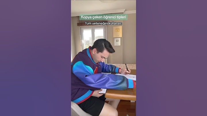 Kopya çeken öğrenci tipleri