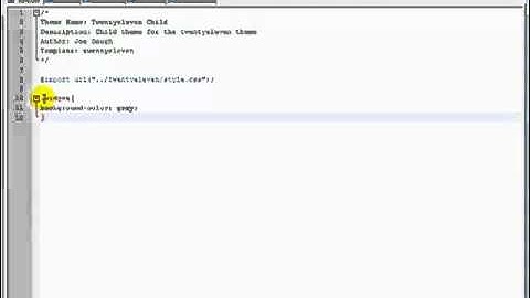 Wordpress Video Tutorials - Change Background Color of Widget Area
