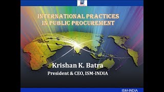 PDPP Module 7: International Practices in Public Procurement