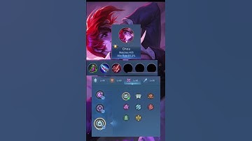 CHOU NEW UPDATE EMBLEM 2023 & BEST 1 HIT BUILD! ( TRY IT ) -MLBB #shorts #mlbb