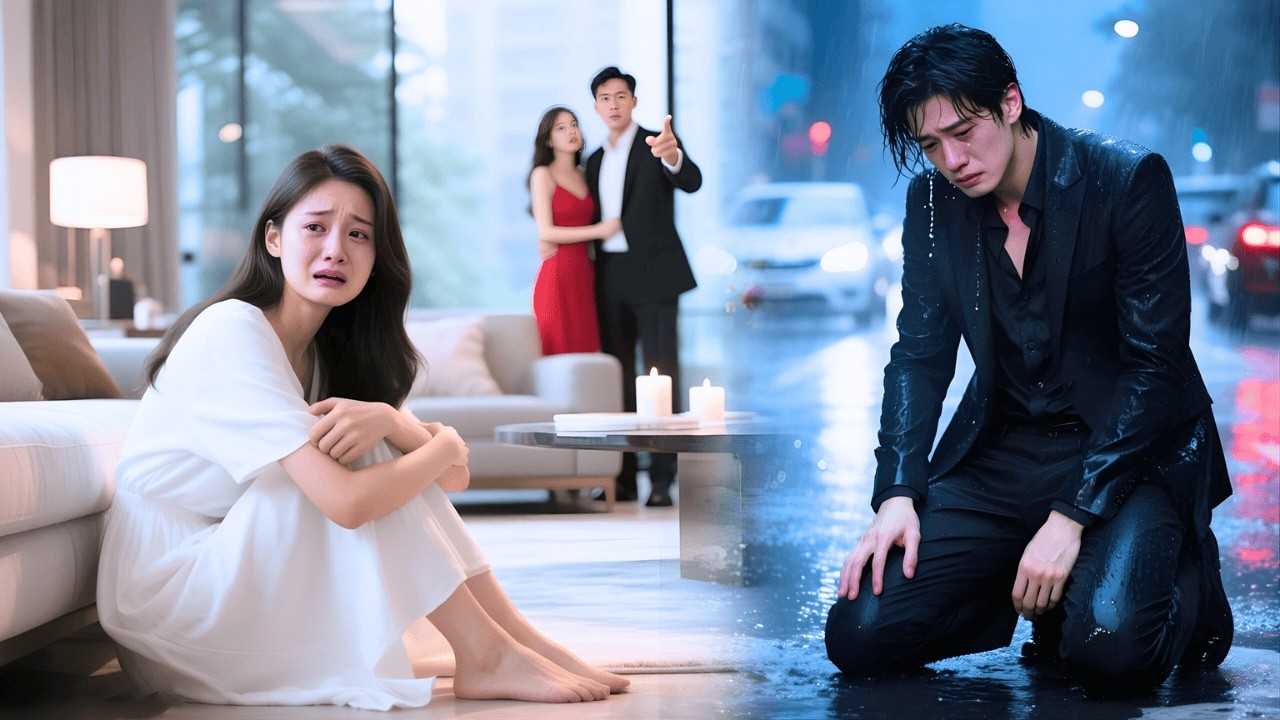 Tras diez años de matrimonio, él tiene un hijo con su amante. Ella se va, recupera todo y él suplica