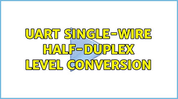 UART single-wire half-duplex level conversion