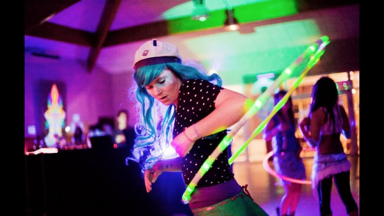 La Gatoun Hula hoop - Planete HoopDance - LED demo