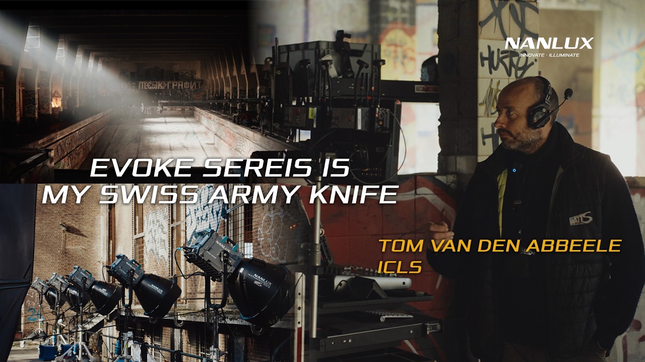 BTS with Nanlux - “The Evoke series is my Swiss Army knife — I can do everything with it.” 💡