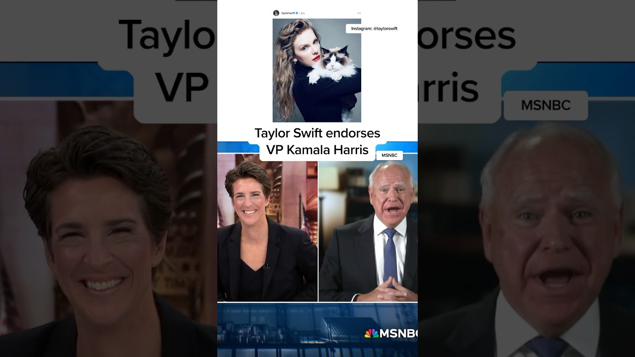 Taylor Swift endorses VP Kamala Harris