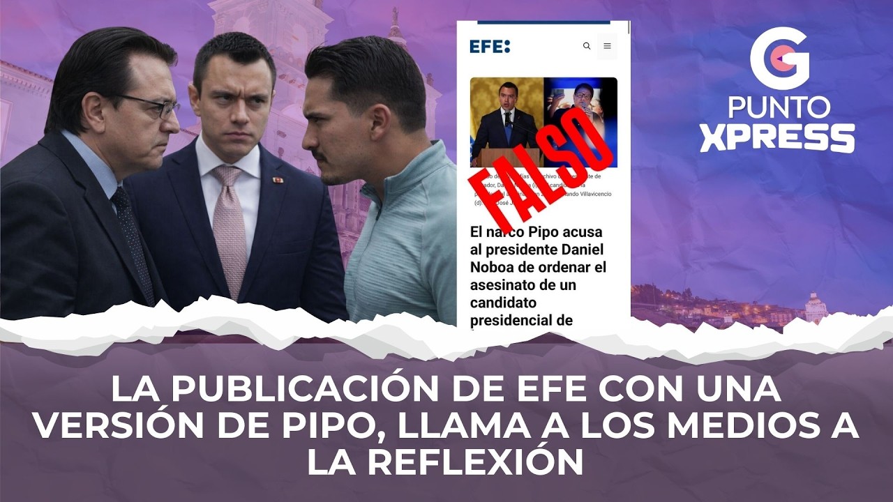La publicación de Efe con una versión de Pipo, llama a los medios a la reflexión